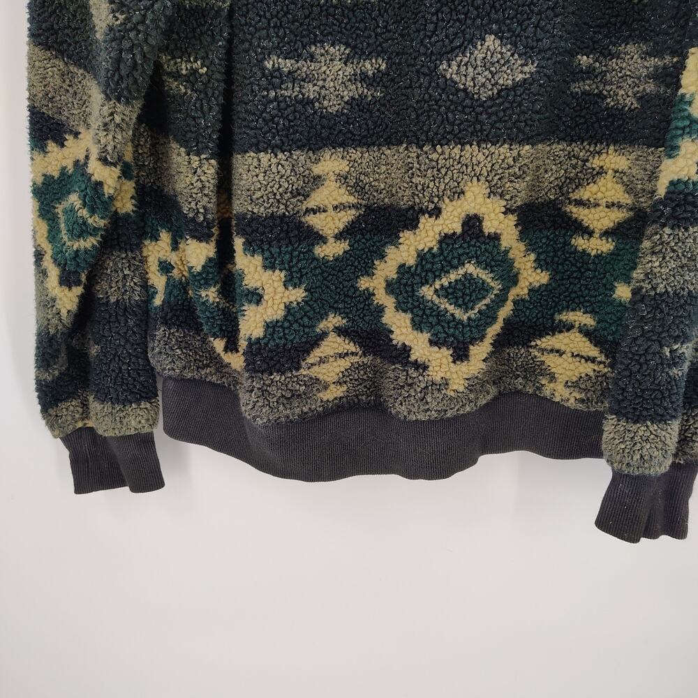 Vintage Polo Ralph Lauren Sweater Aztec Southwestern Sherpa Fleece Pullover L - Picture 12 of 12